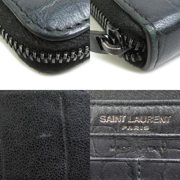 SAINT LAURENT Black Leather Wallet - Picture 5 of 5